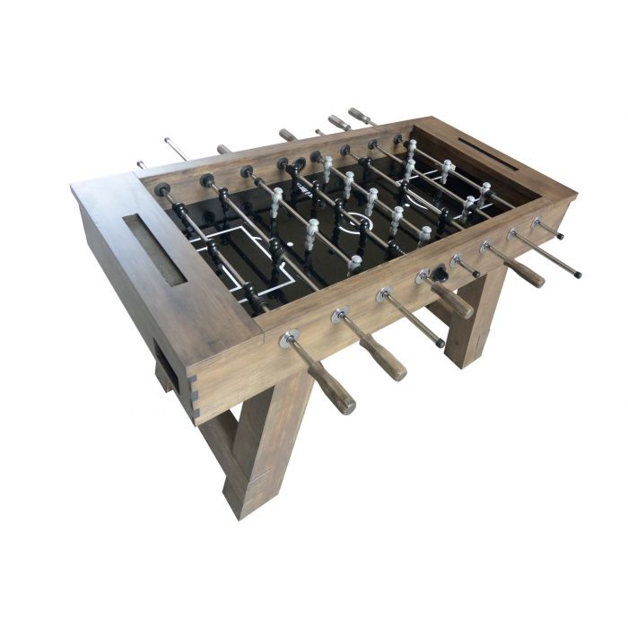 Isaac foosball table silvered ash stock top