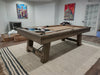 plank and hide isaac pool table in room