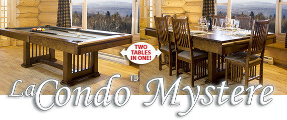 La Condo Mystere Dining Pool Table stock