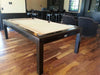 La condo dining pool table black on birch