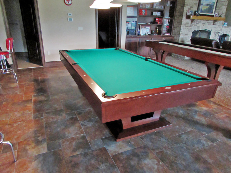 alexandria pool table 9' cherry