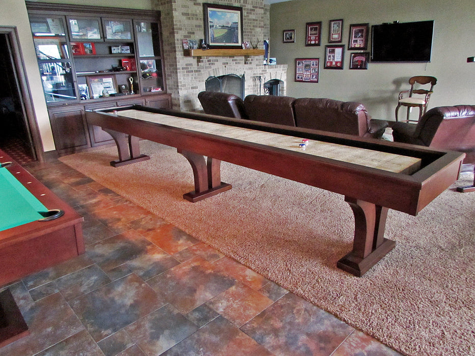 olhausen alexandria shuffleboard 16' cherry