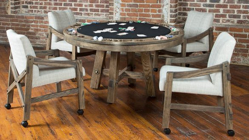 california house loft poker table oak
