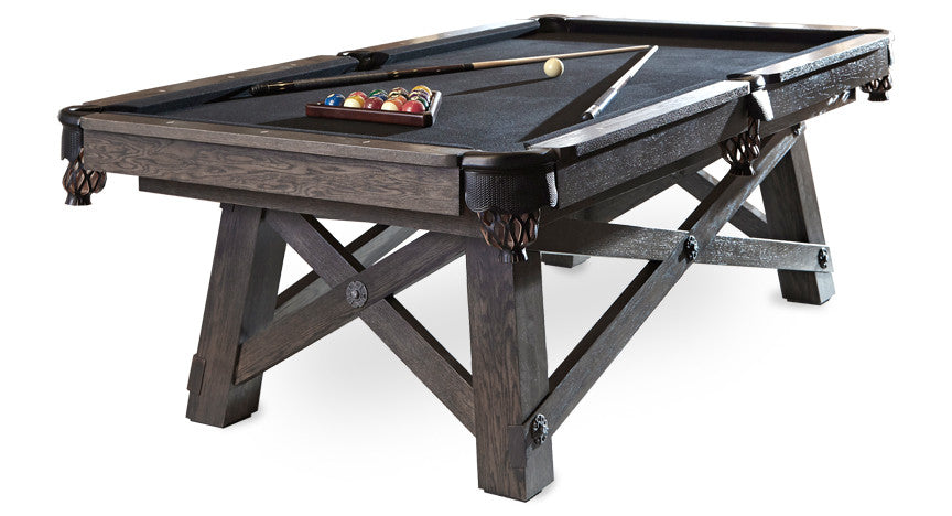 California House Loft Pool Table stock