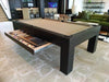 olhausen madison pool table matte black lacquer drawer main