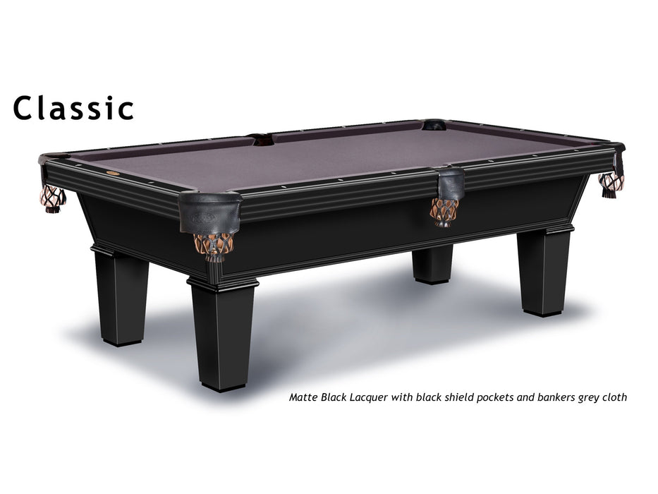 olhausen classic pool table black stock