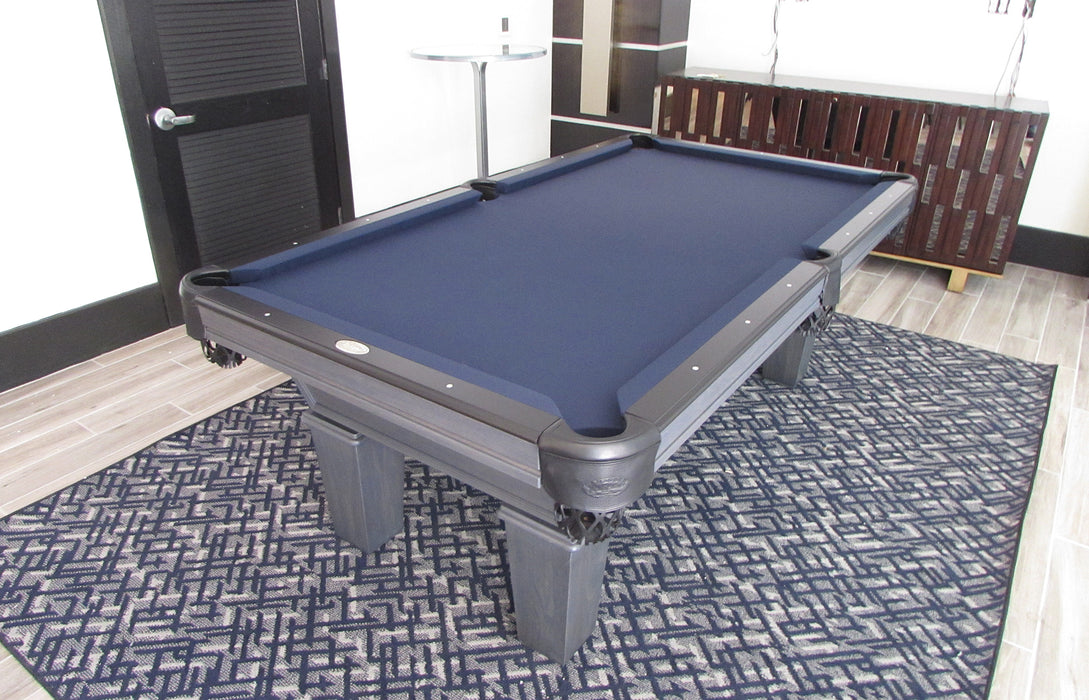 Olhausen classic pool table slate grey finish with drawer top