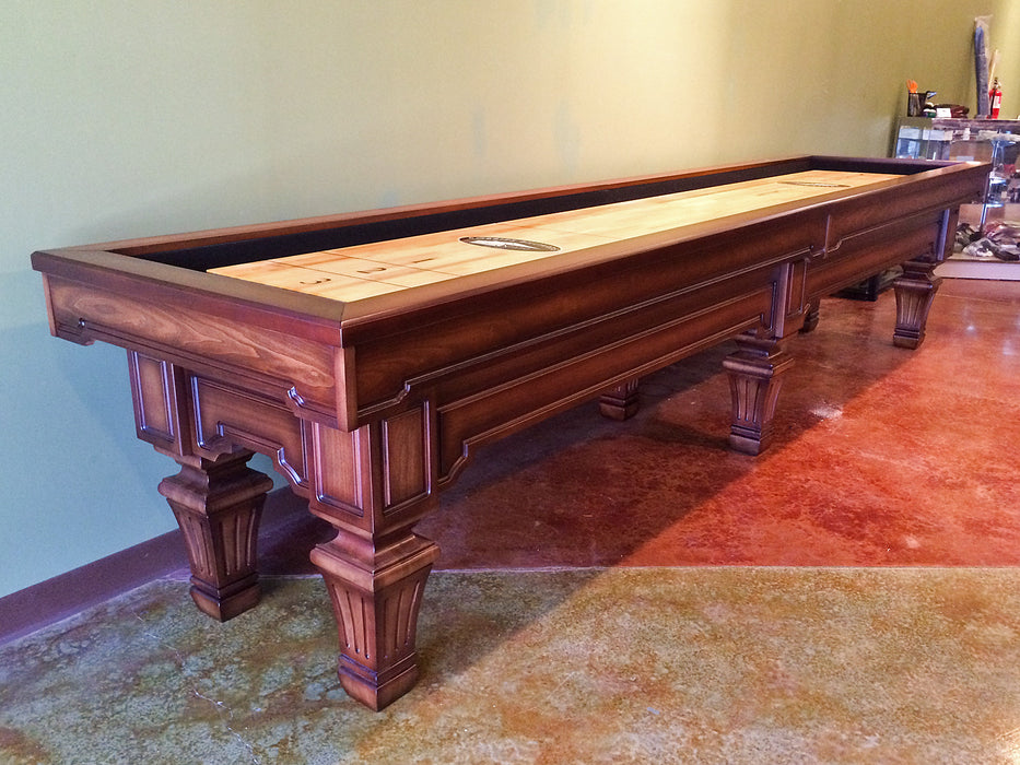 hampton shuffleboard heritage mahogany