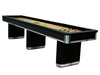 Olhausen Sahara Shuffleboard Table Black Lacquer Aluminum finish