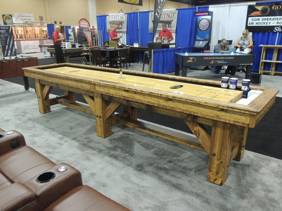 Olhausen Timber Ridge Shuffleboard Table side