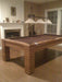 olhausen madison pool table in zebrawood