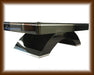 waterfall pool table piano black lacquer 2
