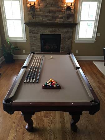 olhausen americana pool table traditional mahogany matte finish end