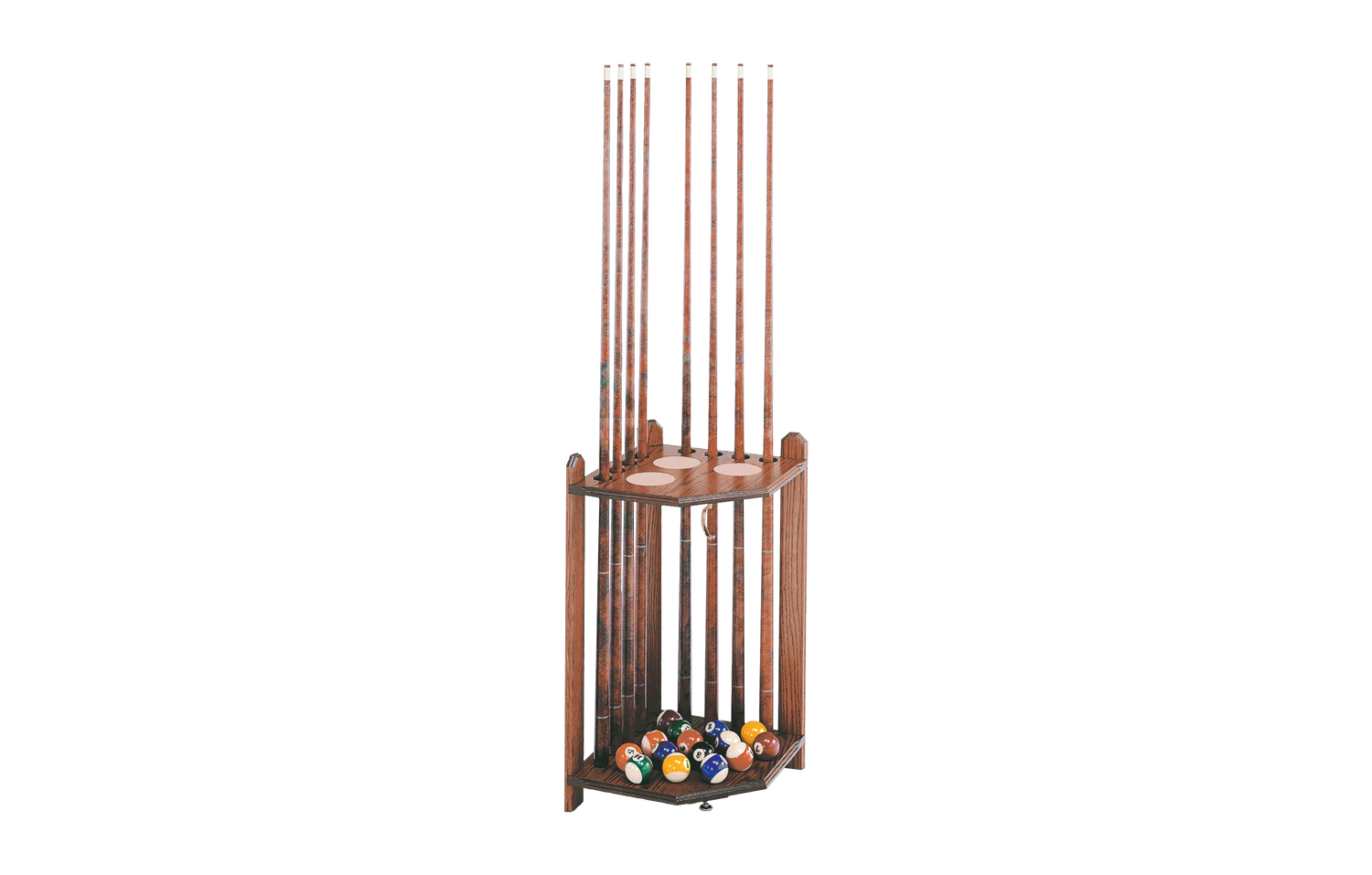 Olhausen Corner Floor Cue Rack