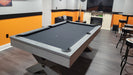 olhausen durango pool table matte fossil grey finish 2