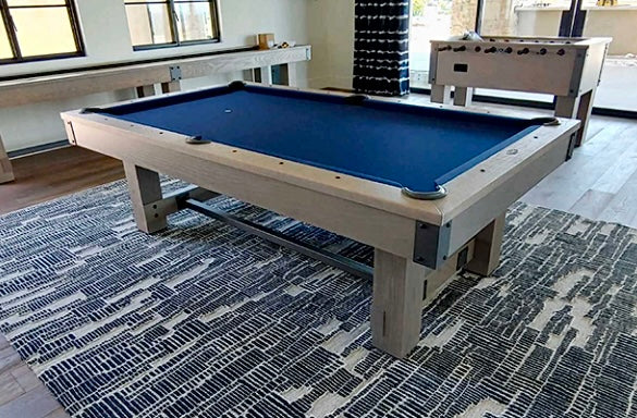 olhausen youngstown pool table marine blue cloth