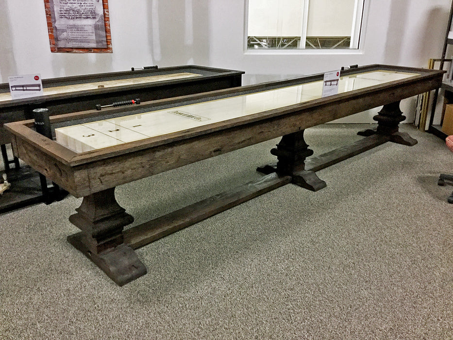 plank and hide beaumont shuffleboard table