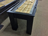parsons shuffleboard table black detail