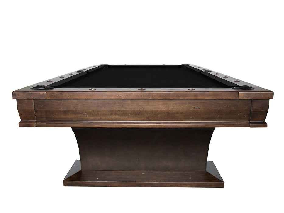plank and hide paxton pool table stone end stock
