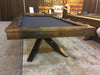 plank and hide felix pool table end