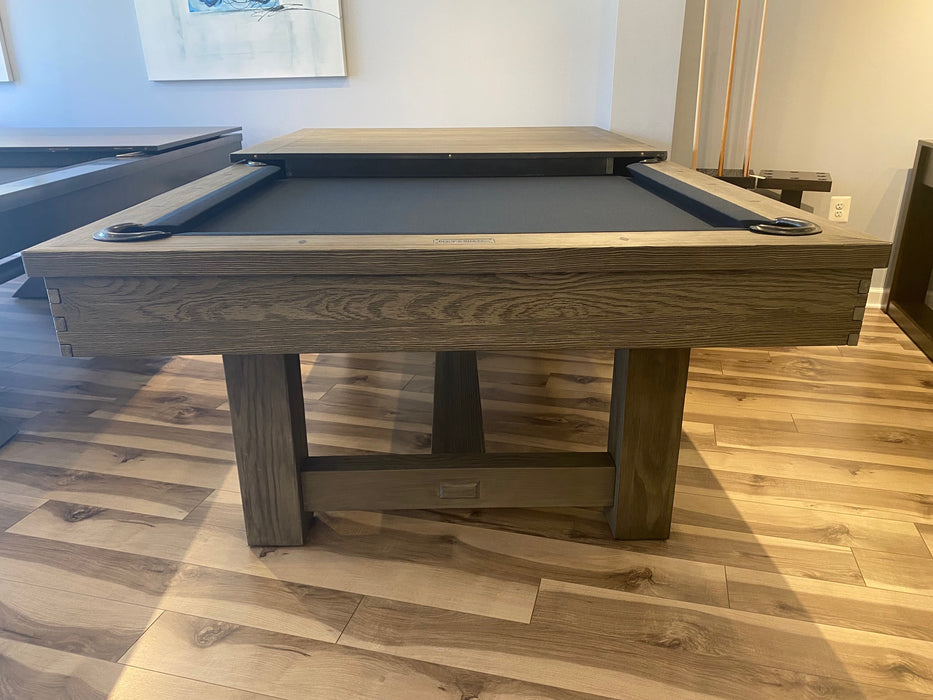 plank and hide hamilton pool table end