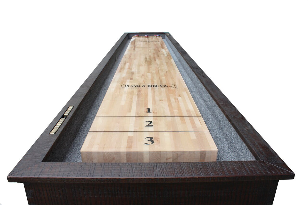 Plank and Hide Otis Shuffleboard Table Including Installation