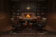 Presidential poker game table set rendering