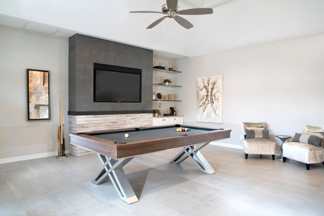 Presidential pierce pool table room setting