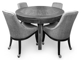 presidential tyler poker game table dining with chairs