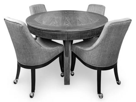 presidential tyler poker game table dining with chairs