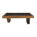 american heritage annex pool table walnut stock side