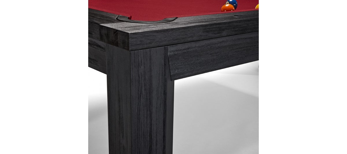 brunswick pursuit pool table corner detail
