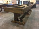 olhausen rail yard shuffleboard table end