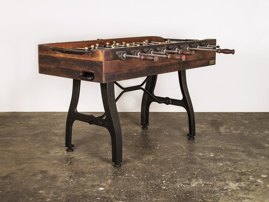 restoration style iron foosball table