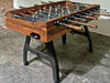 restoration style iron leg foosball table