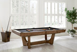 california house menlo pool table room stock