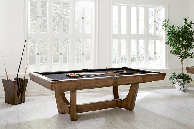 california house menlo pool table room stock