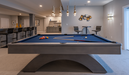 olhausen waterfall pool table matte smoke finish