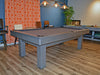 Olhausen West End Pool Table smoke grey showroom