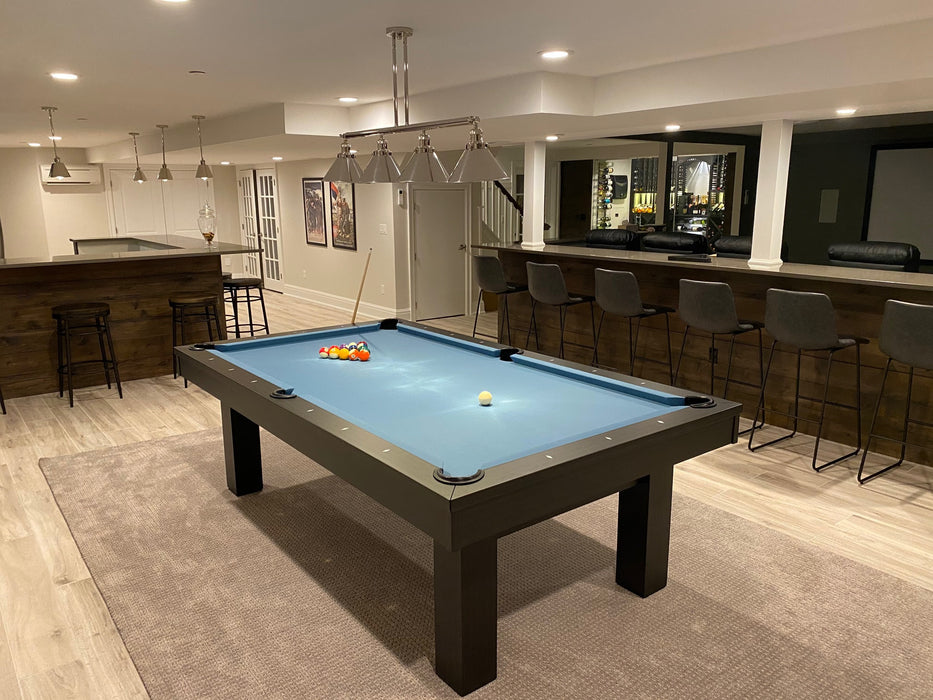 Olhausen west end pool table black lacquer finish gameroom