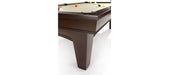 Brunswick Winfield pool table espresso leg