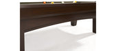 Brunswick Winfield pool table espresso detail