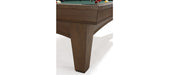 Brunswick Winfield pool table nutmeg finish leg