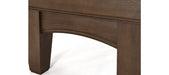 Brunswick Winfield pool table nutmeg finish arch