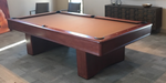 olhausen york pool table traditional mahogany finish